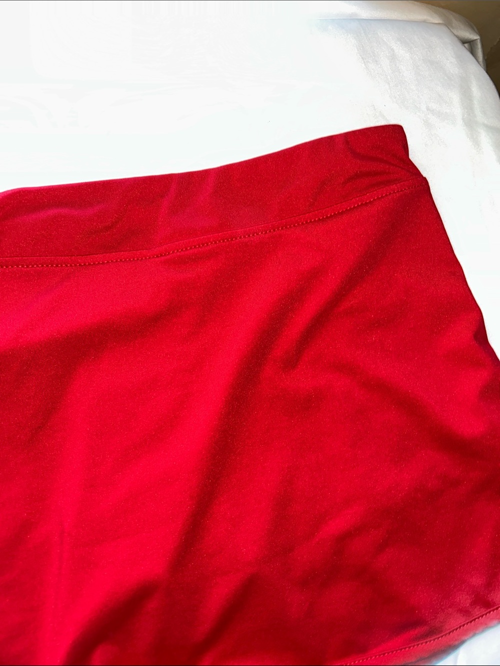 Girls bcg red tennis skirt size large 12\14